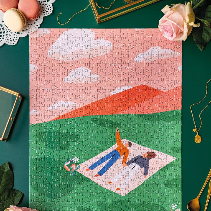 Maison Joliette - Wholesale Puzzle - Adult - Love is in the air 500 piece jigsaw puzzle2