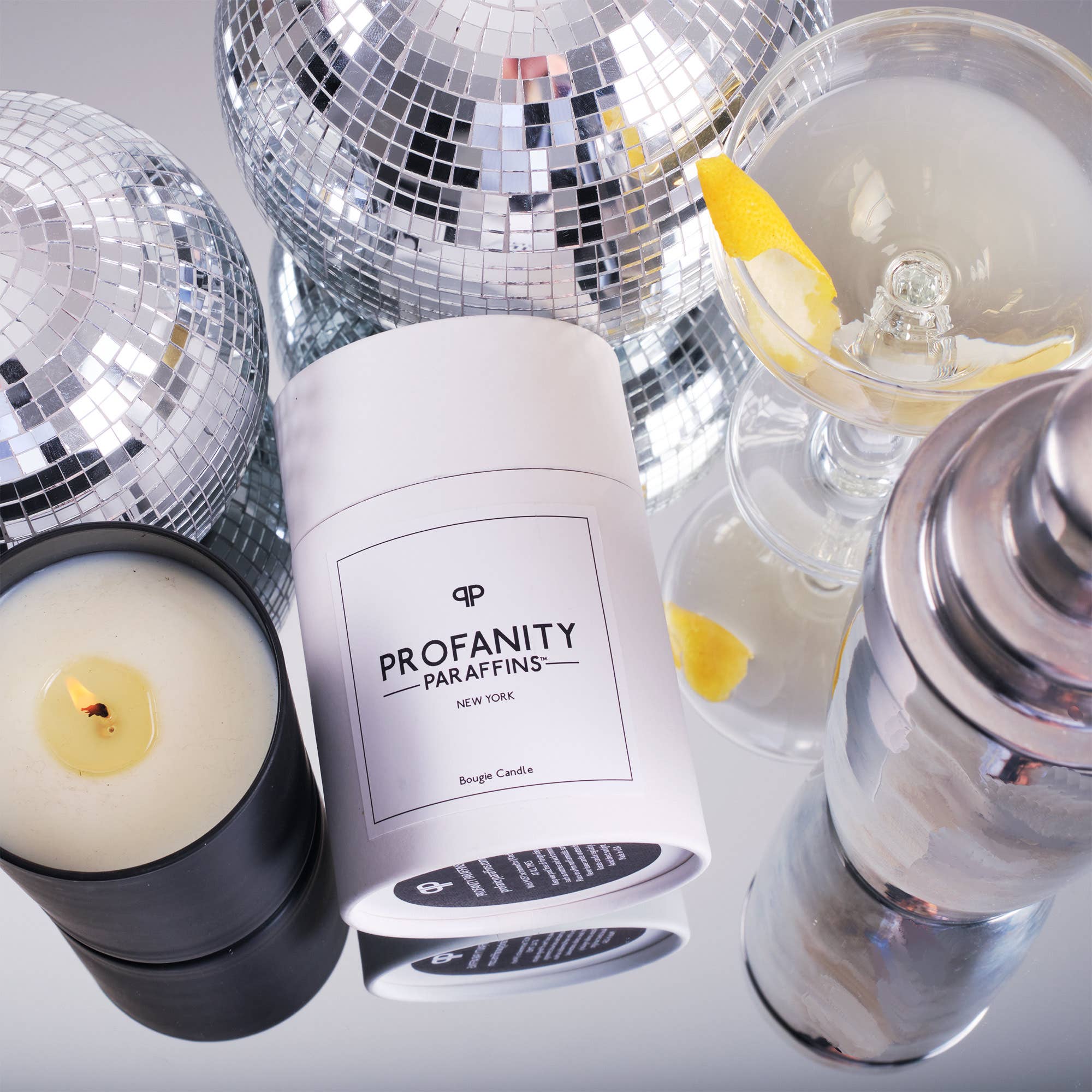 Profanity Paraffins - Wholesale Jar/Filled Candle - BOUGIE B***S  (Monaco Collection)2