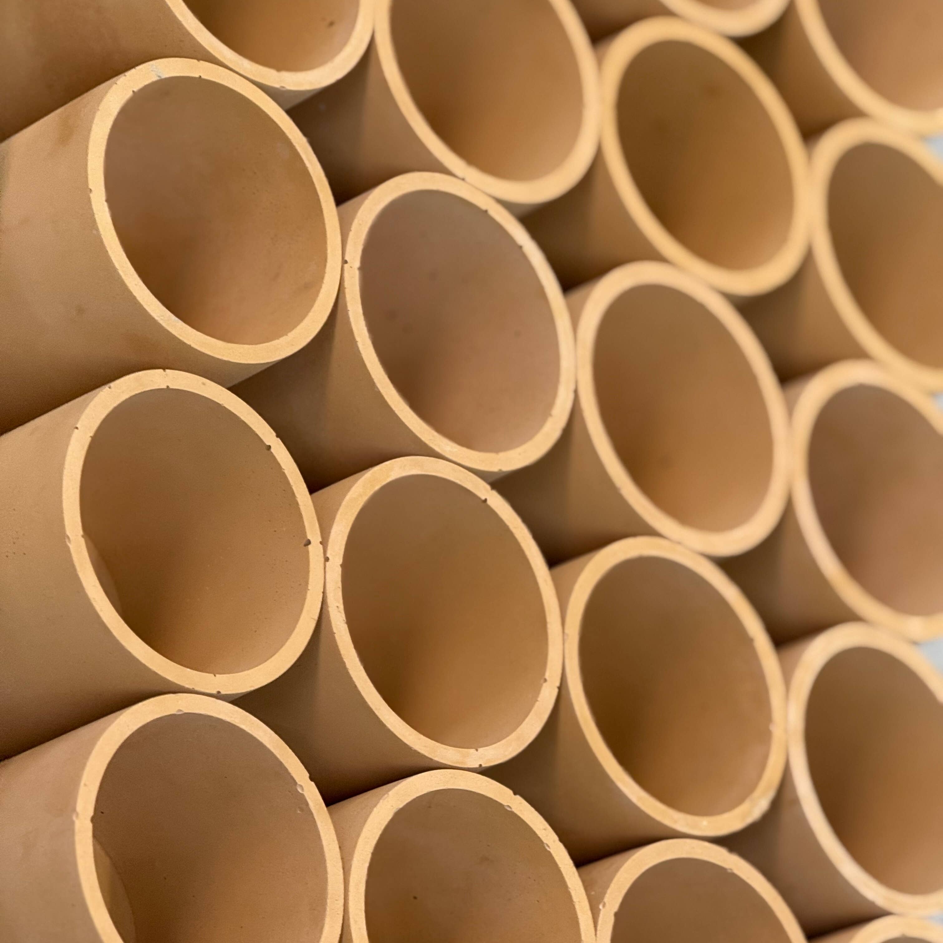 The Herban House LLC - Wholesale Candle Holder - Round Concrete Vessels - Empty3