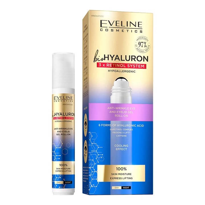 BIOHYALURON 3XRETINOL SYSTEM Roll-on for wholesale by Eveline Cosmetics