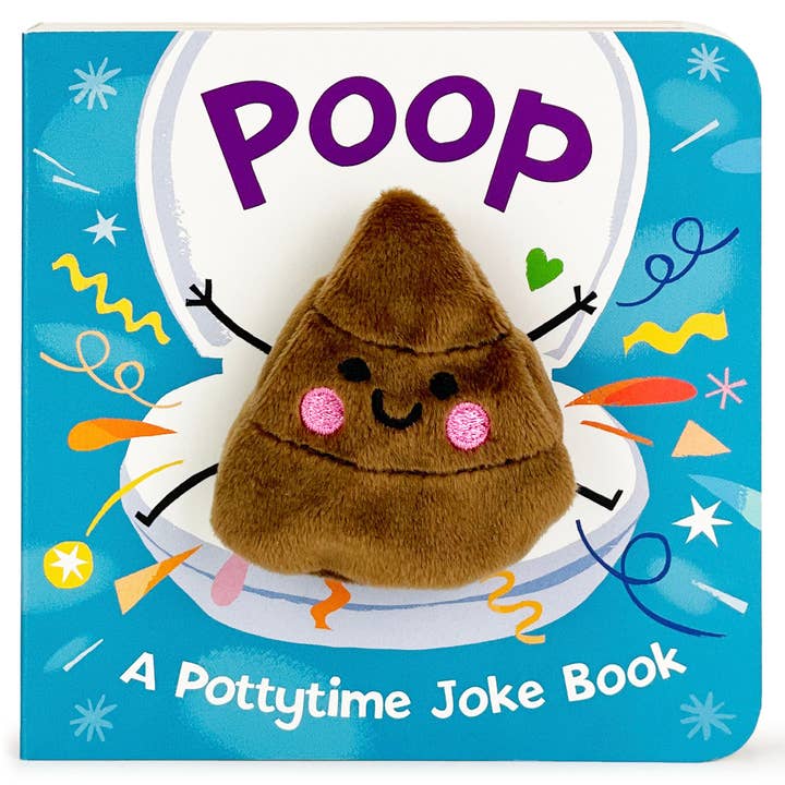 Poop Finger Puppet Board Book for wholesale by Cottage Door Press