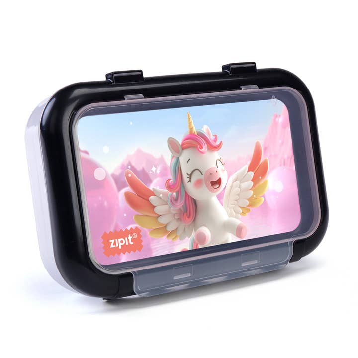 ZIPIT Recycled Plastic Pencil Box for Girls - Unicorn for wholesale by ZIPIT