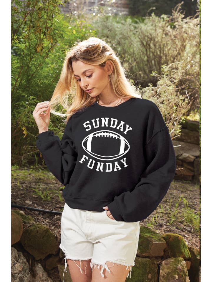 OAT COLLECTIVE - Wholesale Graphic Sweatshirt - Women's - SUNDAY FUNDAY Mid Graphic Sweatshirt7