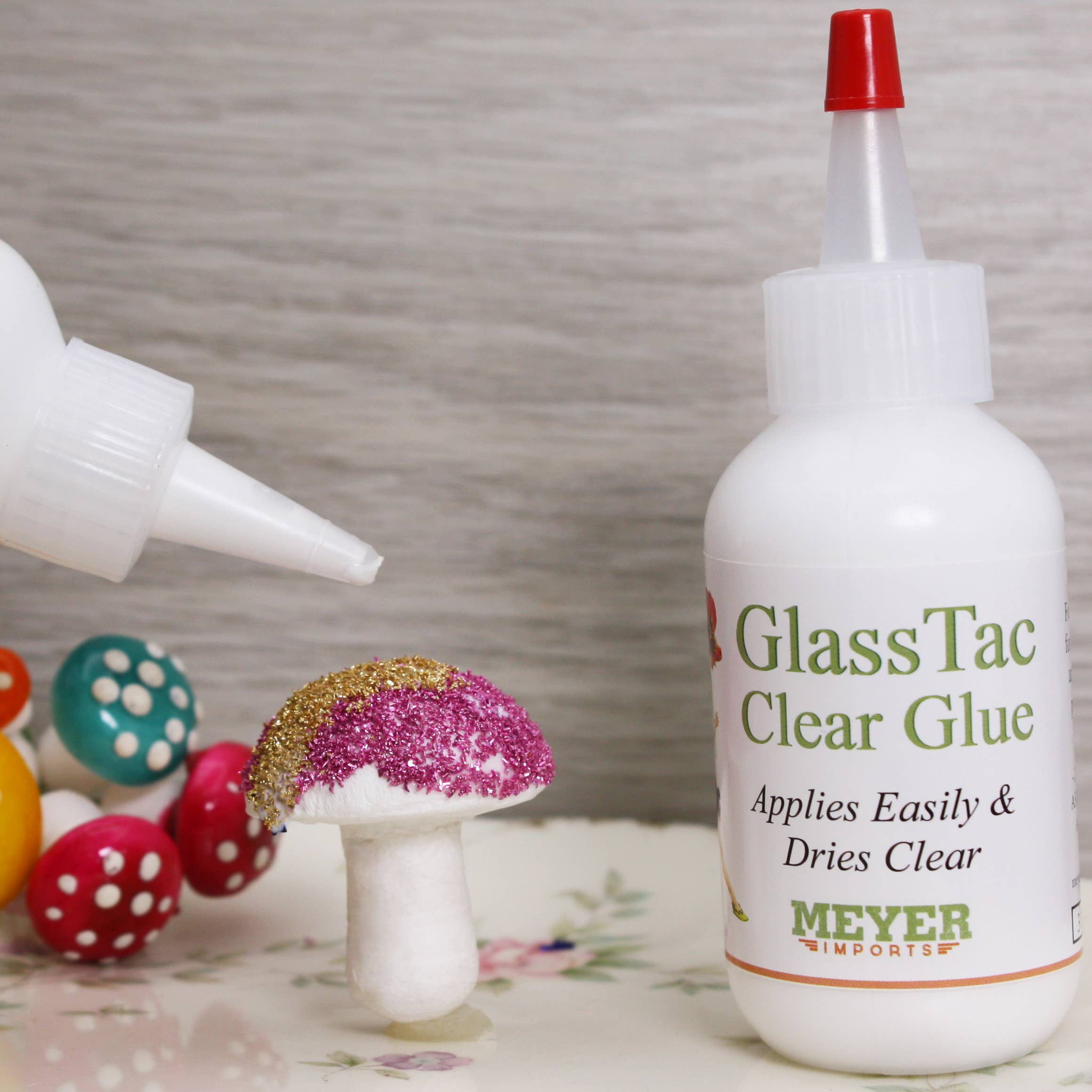   Glass-Tac Clear - Glass Glitter Glue - 2oz Bottle #310-0001 for wholesale on Faire7