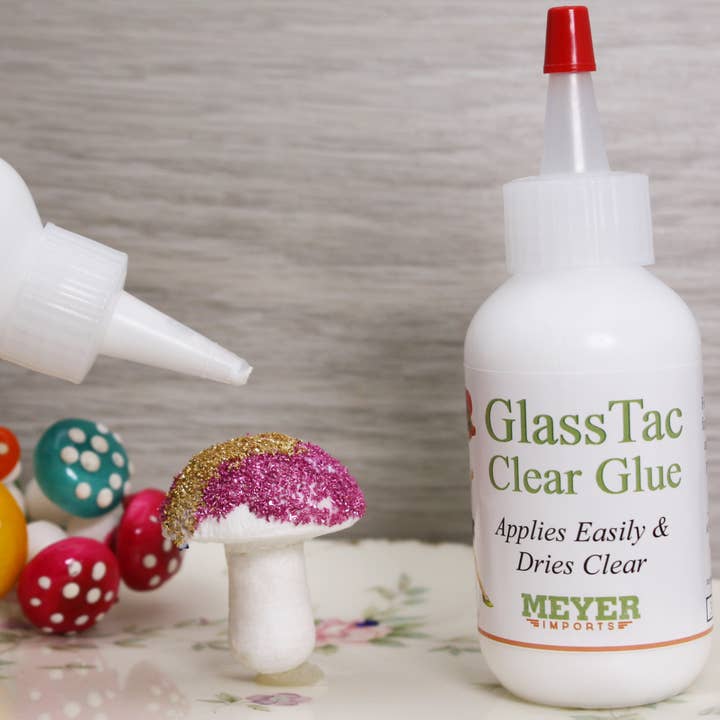 Glass-Tac Clear - Glass Glitter Glue - 2oz Bottle #310-0001 for wholesale on Faire7