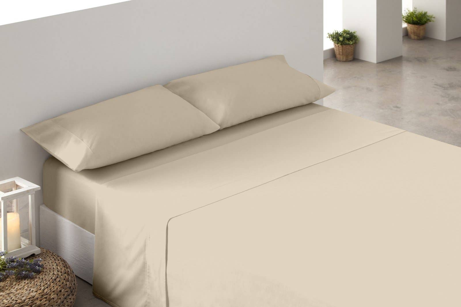 TEXCITY - Wholesale Sheet Set - Bedsheets, Plain Dyed, 100% Cotton, T1442