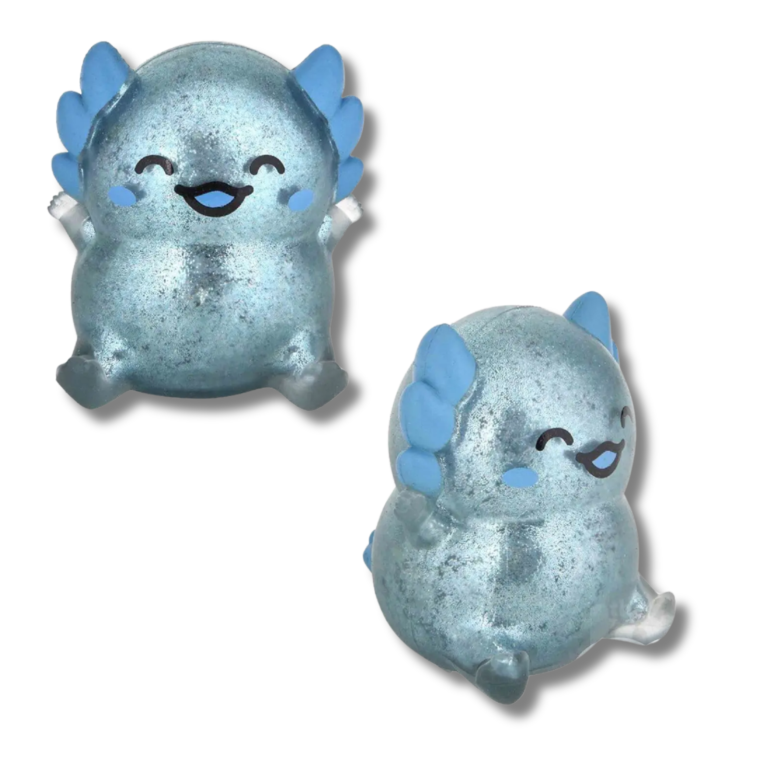 JSBlueRidge Toys - Wholesale Knijpbal - Kinderen en baby - Axolotl glitter squishy plakkerige fidget speelgoed voor kinderen - assorti1