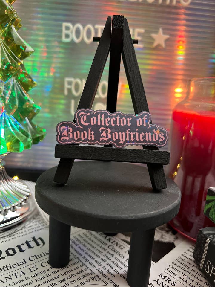 Collector Of Book Boyfriends Bookish Decal For Kindle/Laptop for wholesale by Dark Delights Bootique