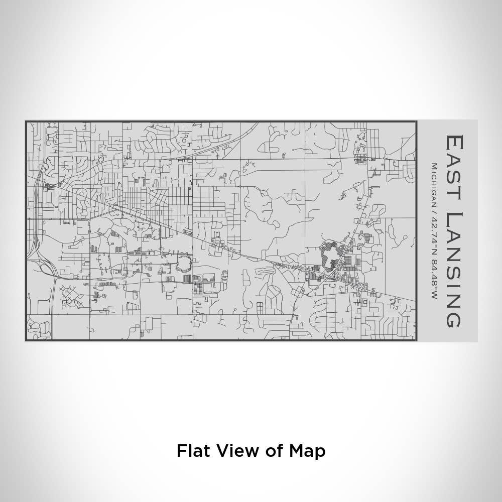 JACE.design - Wholesale Water Bottle - East Lansing MI Map Insulated Bottle1