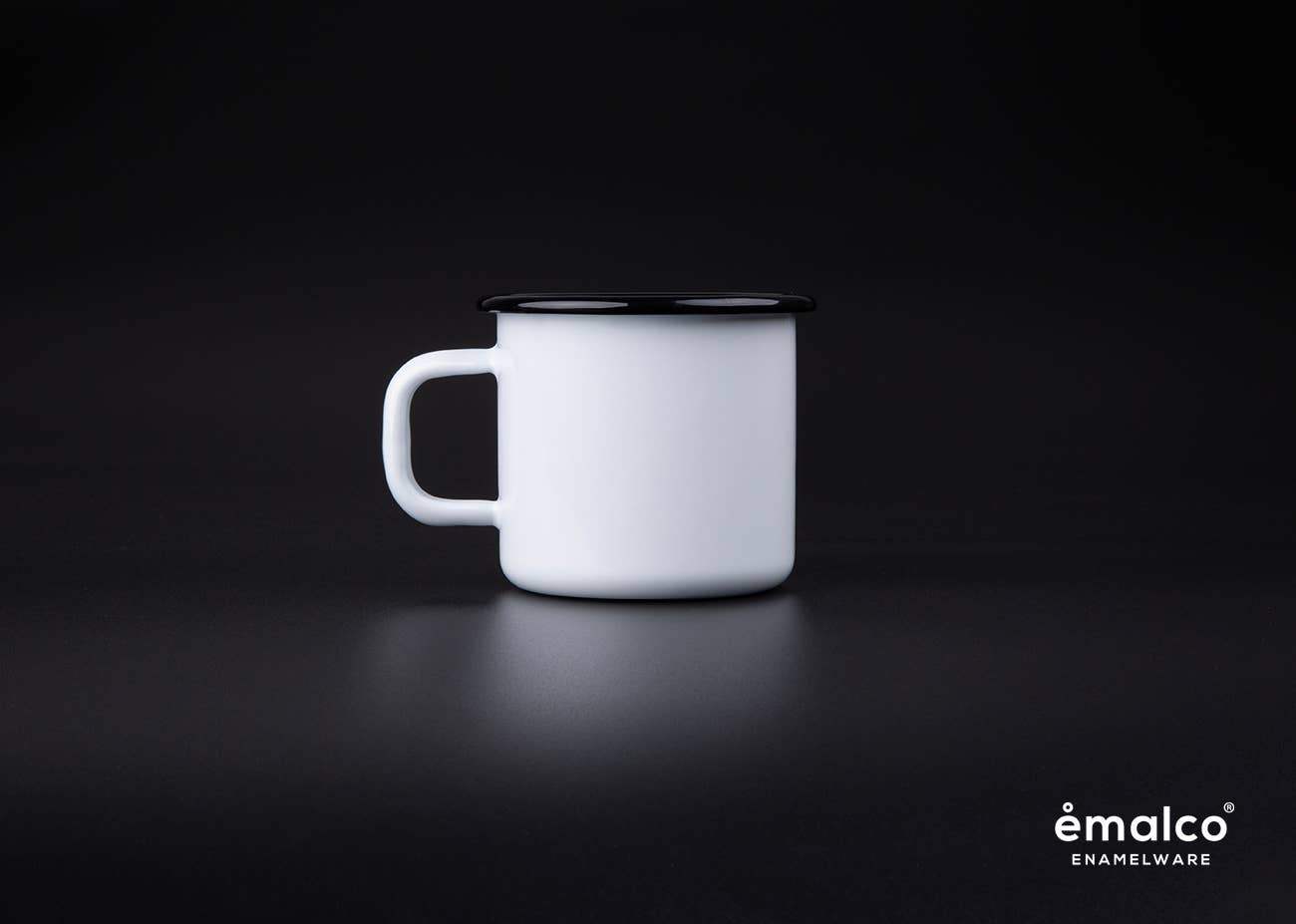 Emalco Enamelware - Wholesale Coffee Mug - 13.2 oz Custom Enamel Mug with Your 2 Designs - 96 pcs0