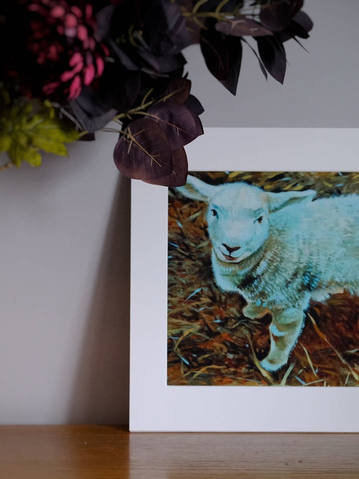 Mucky Boots© Spring Lamb Art Print pour la vente par Ruftyroohah