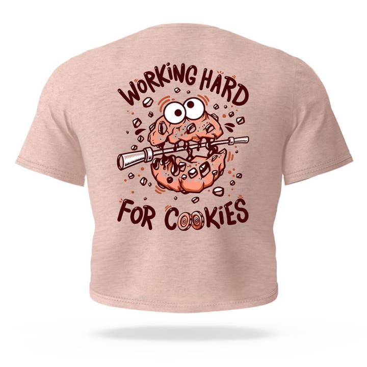 Maglietta Lavorando Sodo per i Biscotti - Donna per la vendita all'ingrosso da parte di Elitex Training