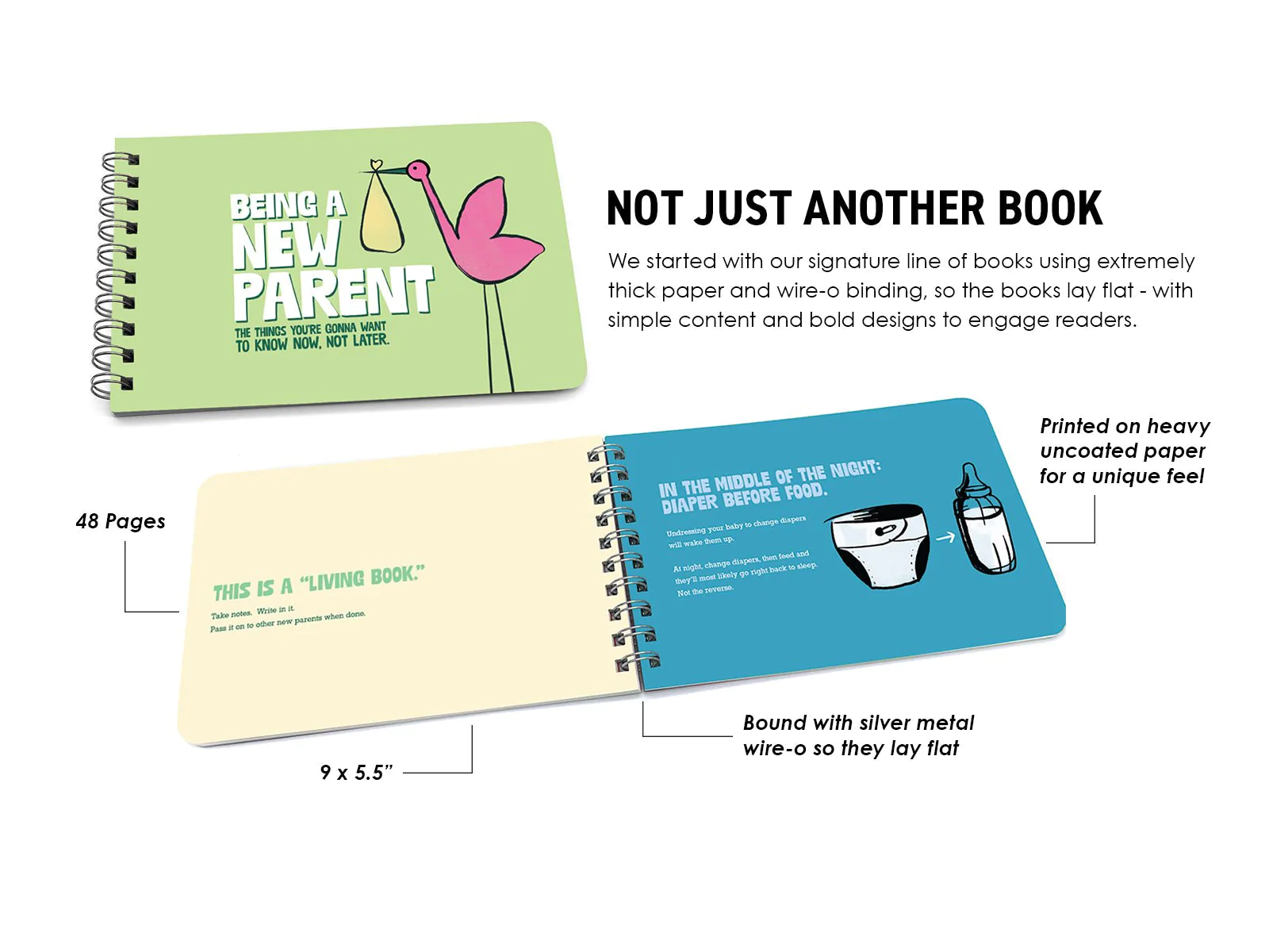 Papersalt - Wholesale Family & Relationships Book - Being a New Parent Book: Tips and Tricks for New Parents3