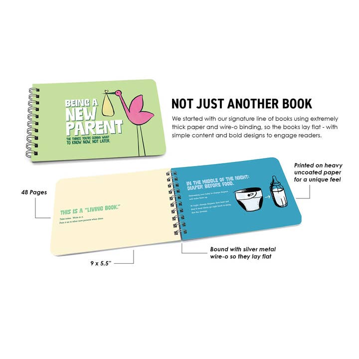 Papersalt - Wholesale Family & Relationships - Being a New Parent Book: Tips and Tricks for New Parents3