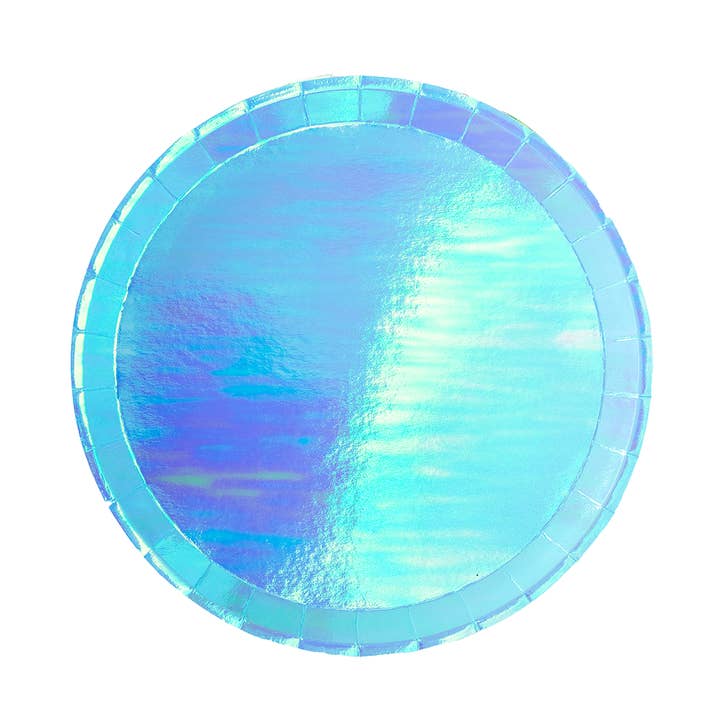 Jollity & Co. + Daydream Society - Wholesale Disposable Plate - Posh Metallic Round Dessert Plates - 8 Pk - 3 Color Options