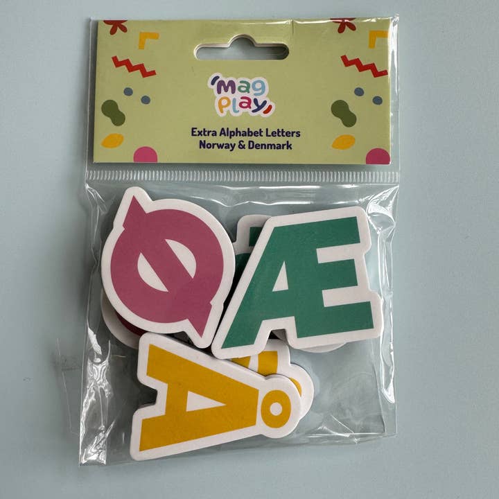 Magplay - Wholesale Toy set – Kids - Alphabet Letters - Norway & Denmark0
