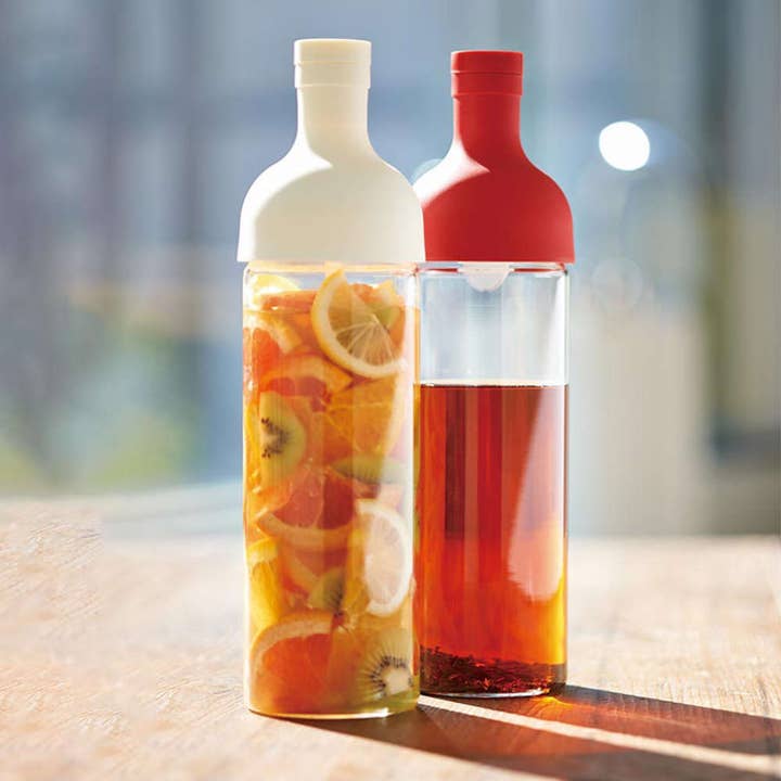 Glasflaska för iste med filter för kallbryggning för wholesale av piTea - Die Teestation in der Dose