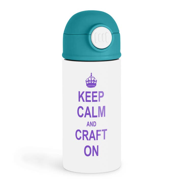 3dRose, Keep Calm and Craft on - carry on crafting - gift for crafters - purple fun funny humor humorous, Kids Water Bottle and other Purchase Wholesale water bottles for crafting. Free Returns & Net 60 Terms on Faire trending on Faire.