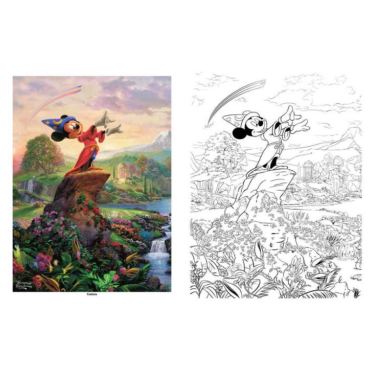 Simon & Schuster - Wholesale Coloring & Activity Book - Adult - Disney Dreams Collection Thomas Kinkade Studios Coloring Book by Thomas Kinkade1