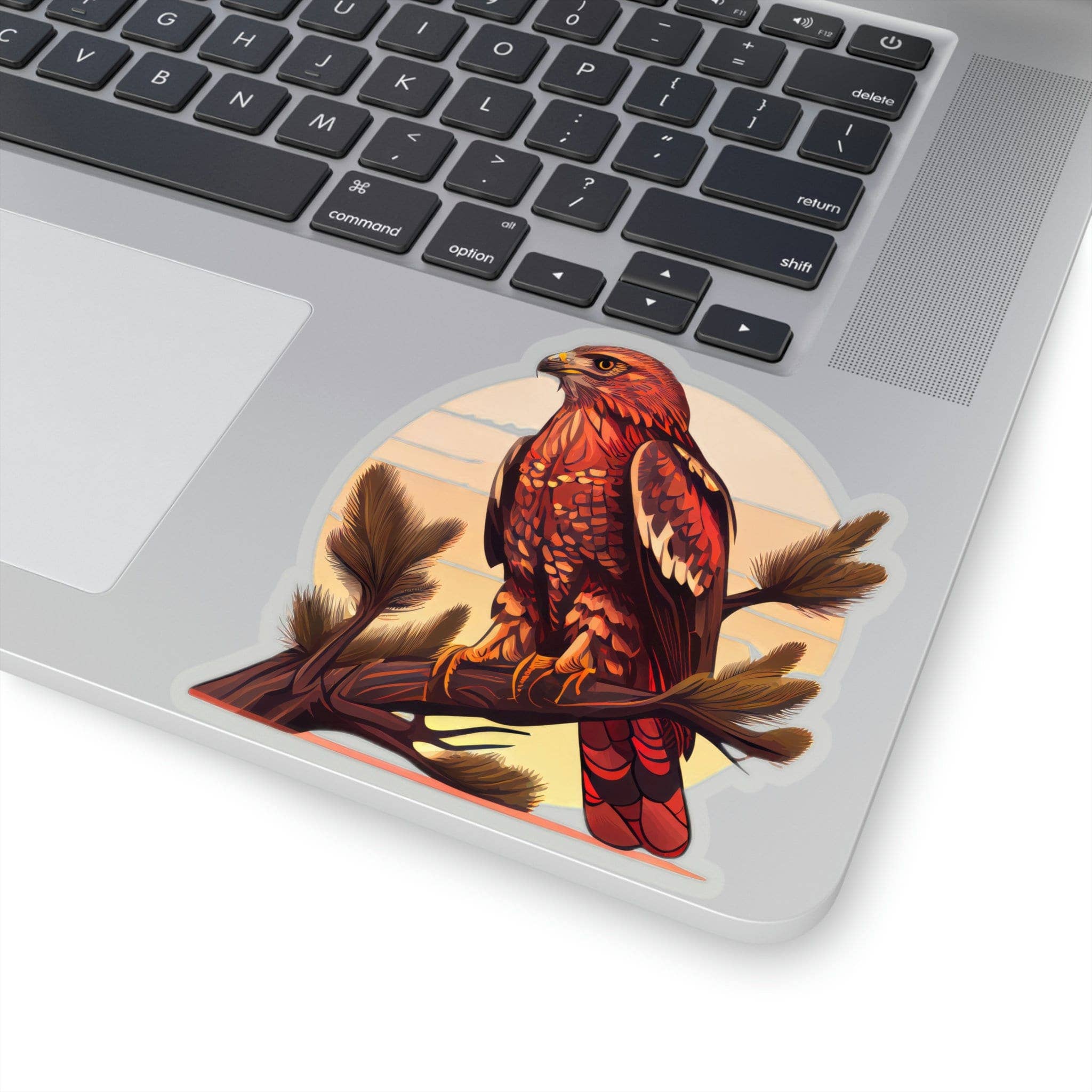 Smartstead Homestead - Wholesale Sticker - Waterproof Vinyl Sticker - Red-Tailed Hawk Perch Sticker