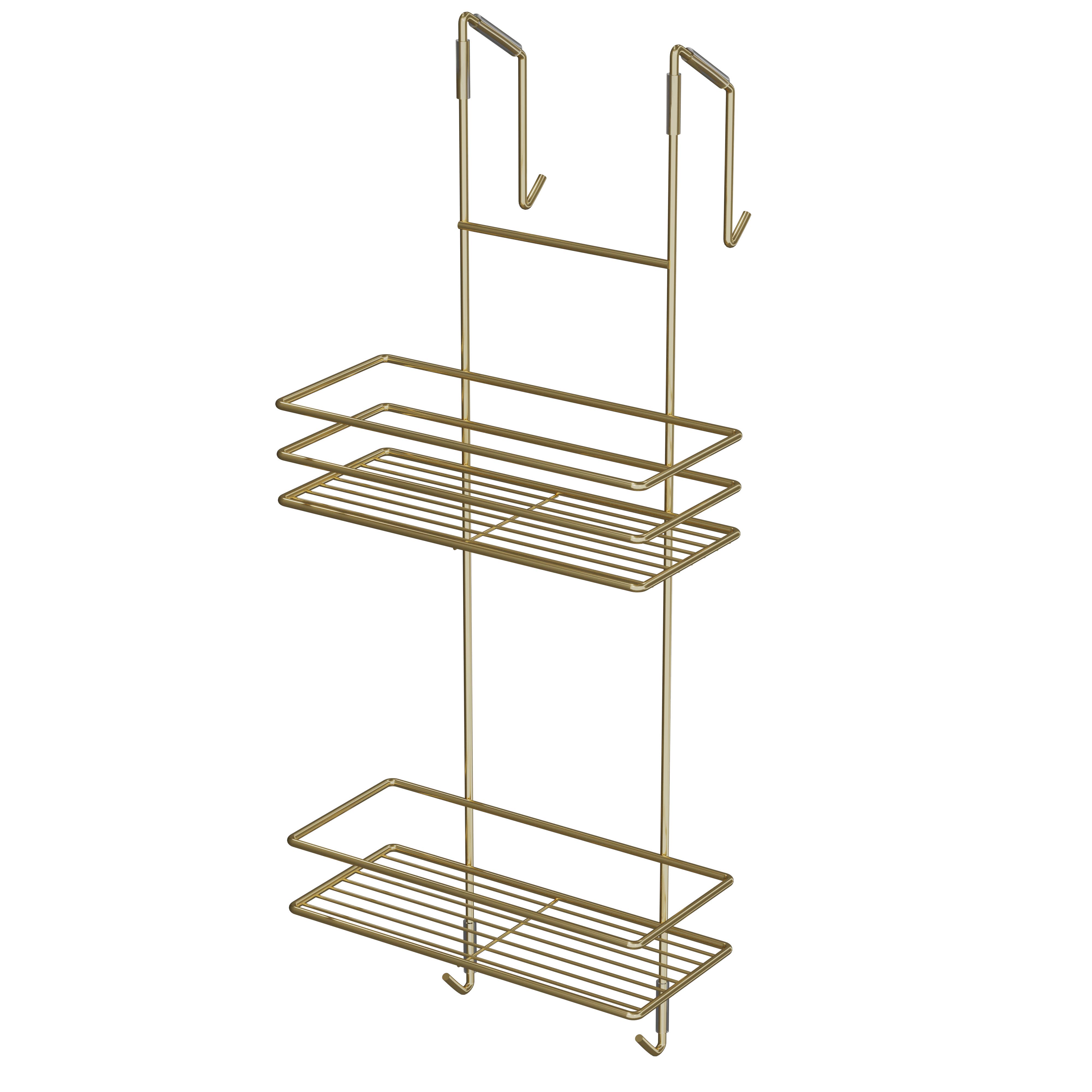 UMWCrafts – wholesale Free-standing shelf – Bathroom Shelf For A Shower Cabin, 2-Tier1