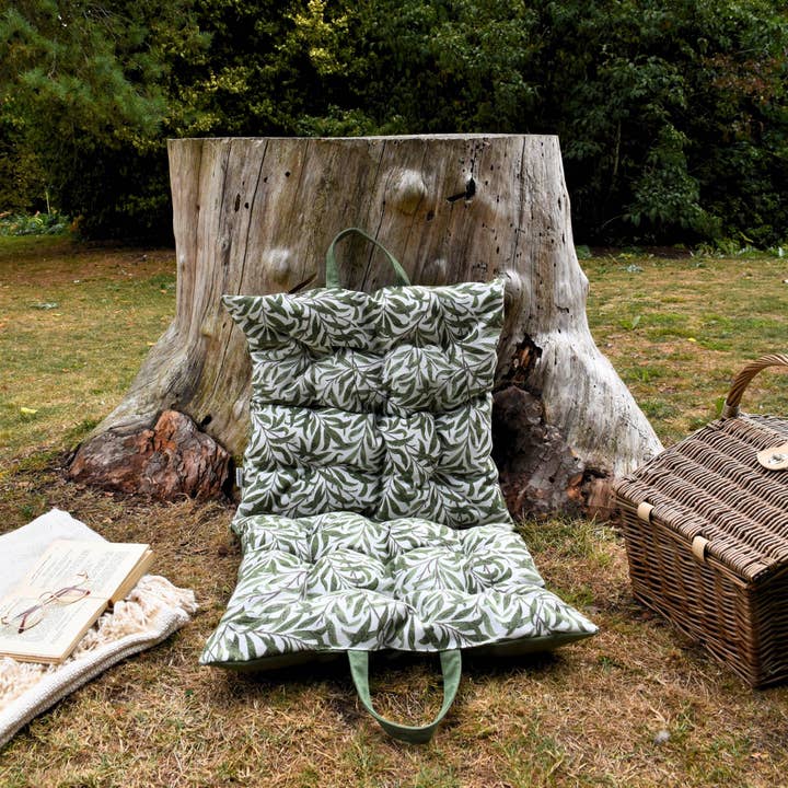 Wilgenloof Geweven Outdoor Vouwbaar Draagkussen voor wholesale door Hines of Oxford