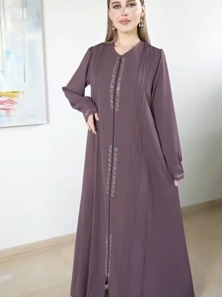 Palestinian Elegance - Wholesale Kaftan - Women's - Modesty Abaya: Stylish Comfort and Modest Coverage3