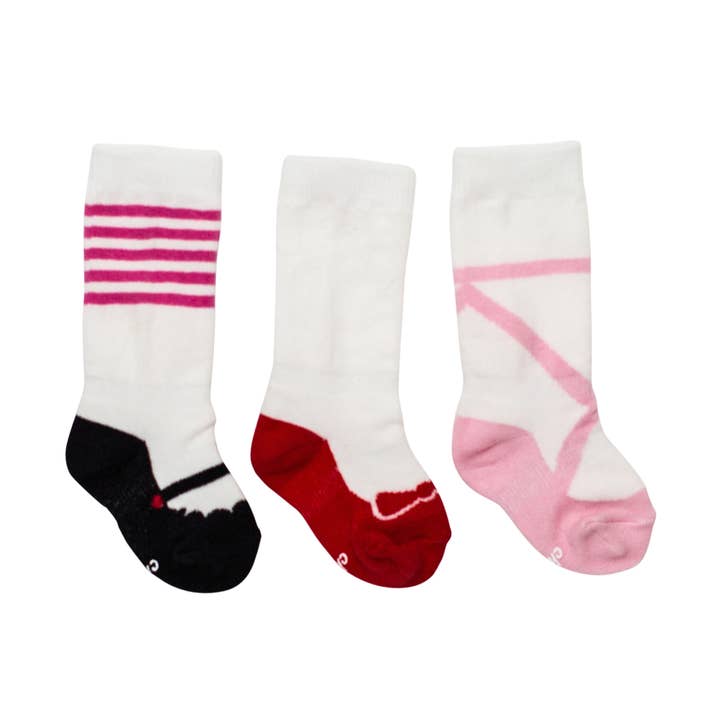 Baby Girl Shoe Socks - Pack of 3 for wholesale by Cheski Sock Company