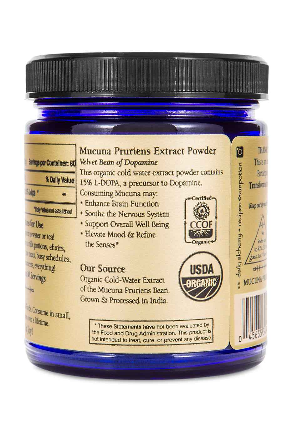Sun Potion - Wholesale Protein/Superfood Powder - Mucuna Pruriens Powder (Organic)4