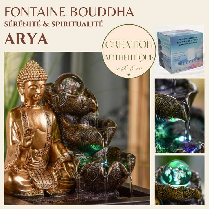 Zen'Arome - Wholesale Christmas Decoration - Arya Indoor Decorative Fountain with LED Lighting