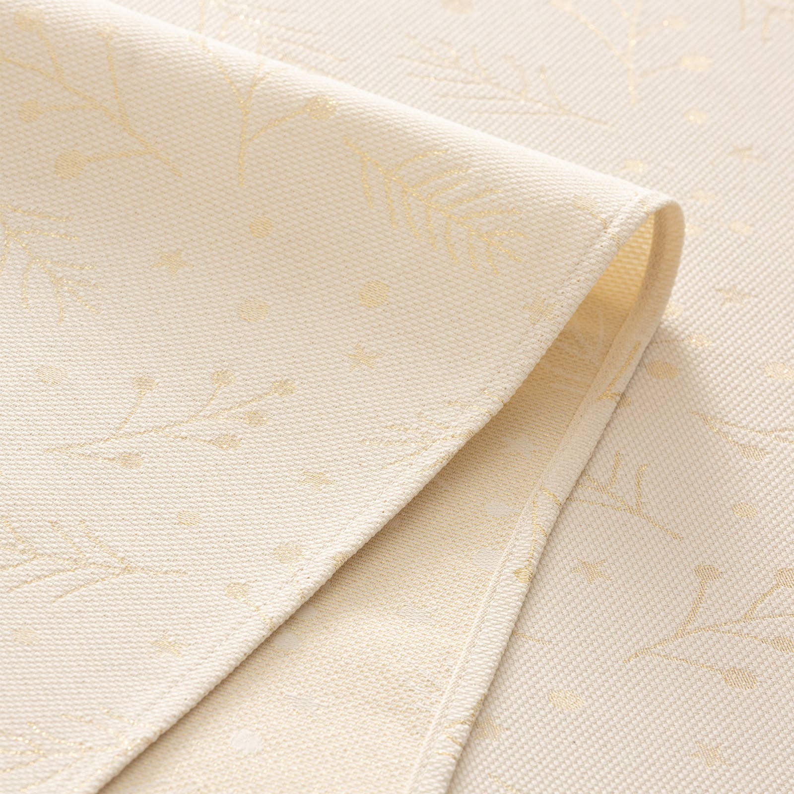 GAMUSI - Vente Nappes - Nappe de Noël en coton jacquard BERRIE11