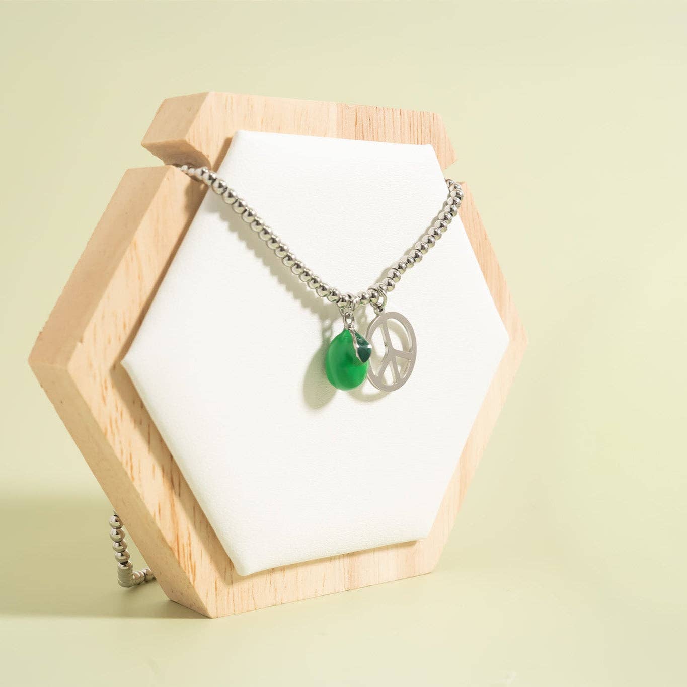 WJW - Wholesale Individuele bedel/hanger - 18K Goud Roestvrij Staal Limoen Fruit Bedel3