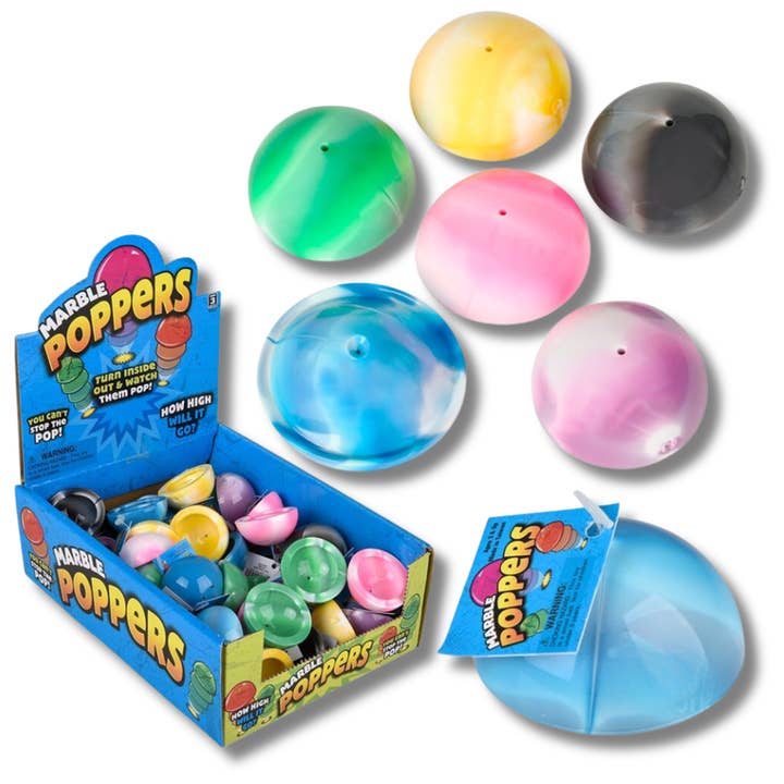 Marble Poppers for wholesale by Holiday Farm
