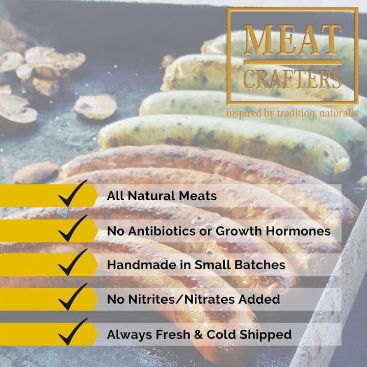 MeatCrafters Inc. - Wholesale Sausage - Classic Thai Chicken Sausage Links: Green Curry & Lime3