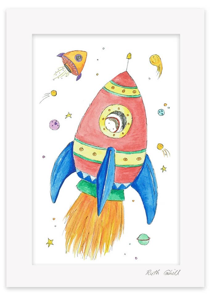 Rocket Print for wholesale by Duck Blue®