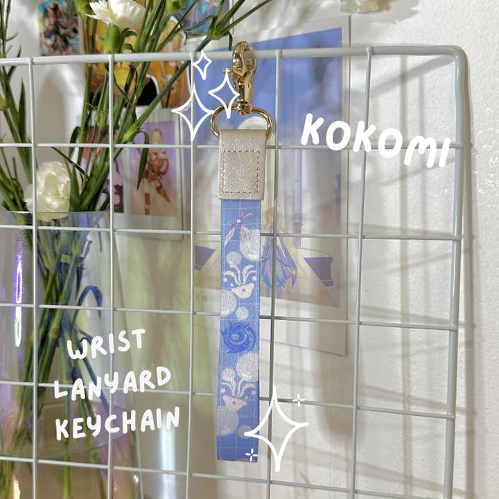 Kokomi Leder-Handgelenksschlaufe Schlüsselanhänger - Genshin Impact für den Großhandel von Studio Ayu