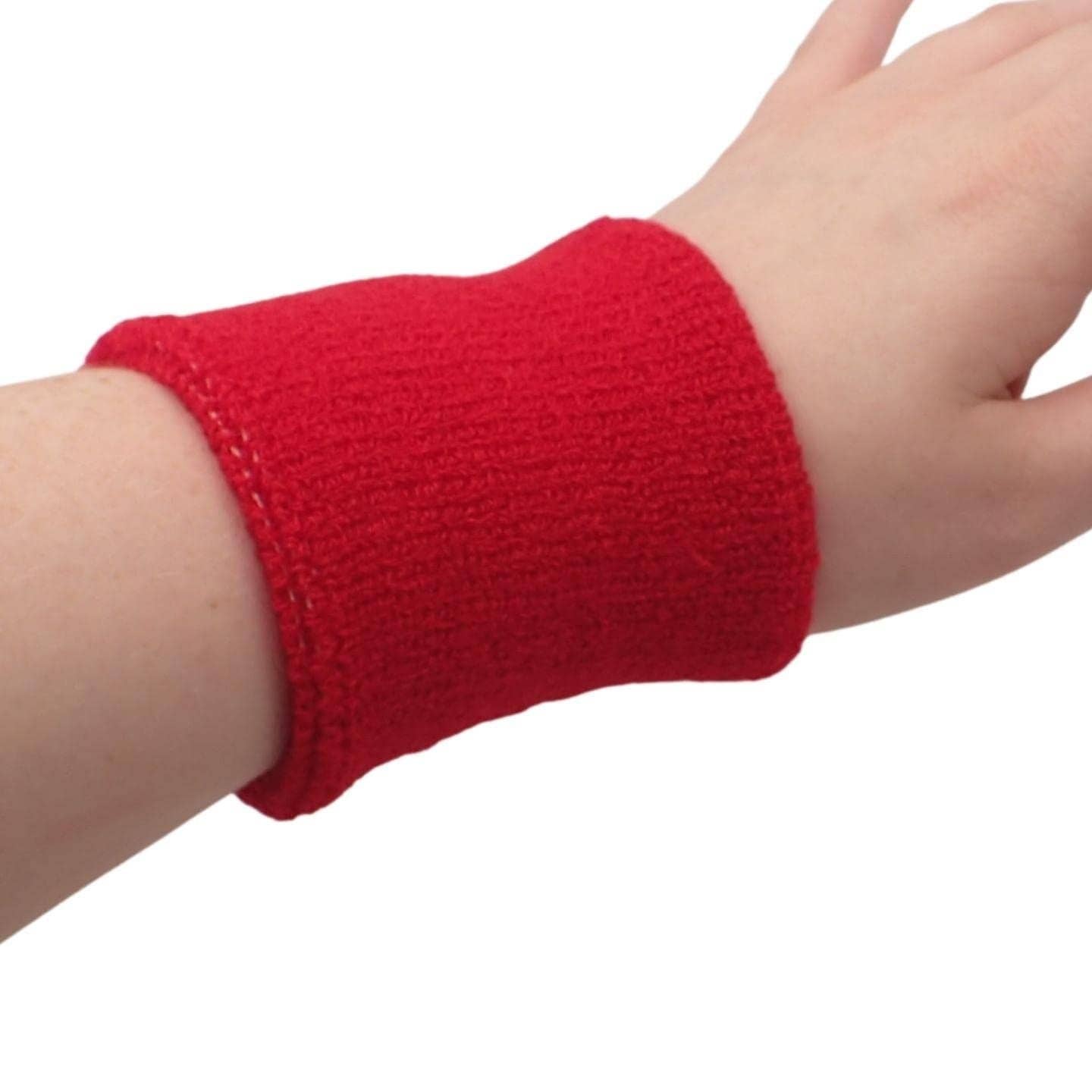 Topkids Accessories – wholesale Armband - Unisex – 2-pack unisext svettarmband för träning – färgglada handledsband för barn och vuxna, tennis- och sportarmband för tjejer och män14