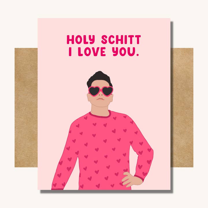 Carte de Saint-Valentin Schitts Creek pour la vente par Kelly Scott Design Co