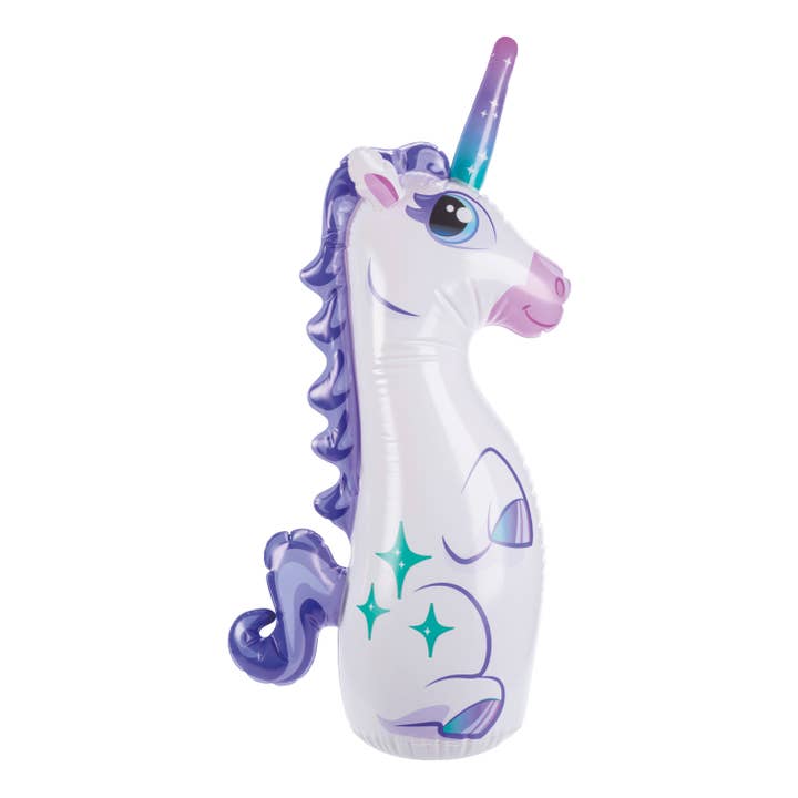 Toysmith - Wholesale Inflatable Toy - Kids & Baby - Unicorn-Toss Inflatable Pool Ring Game, Floatie