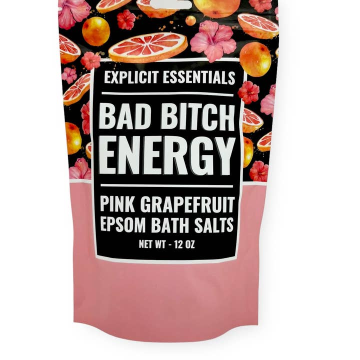 Explicit Essentials - Wholesale Bath Salts - Bad Bitch Energy Bath Salts 12oz Bag