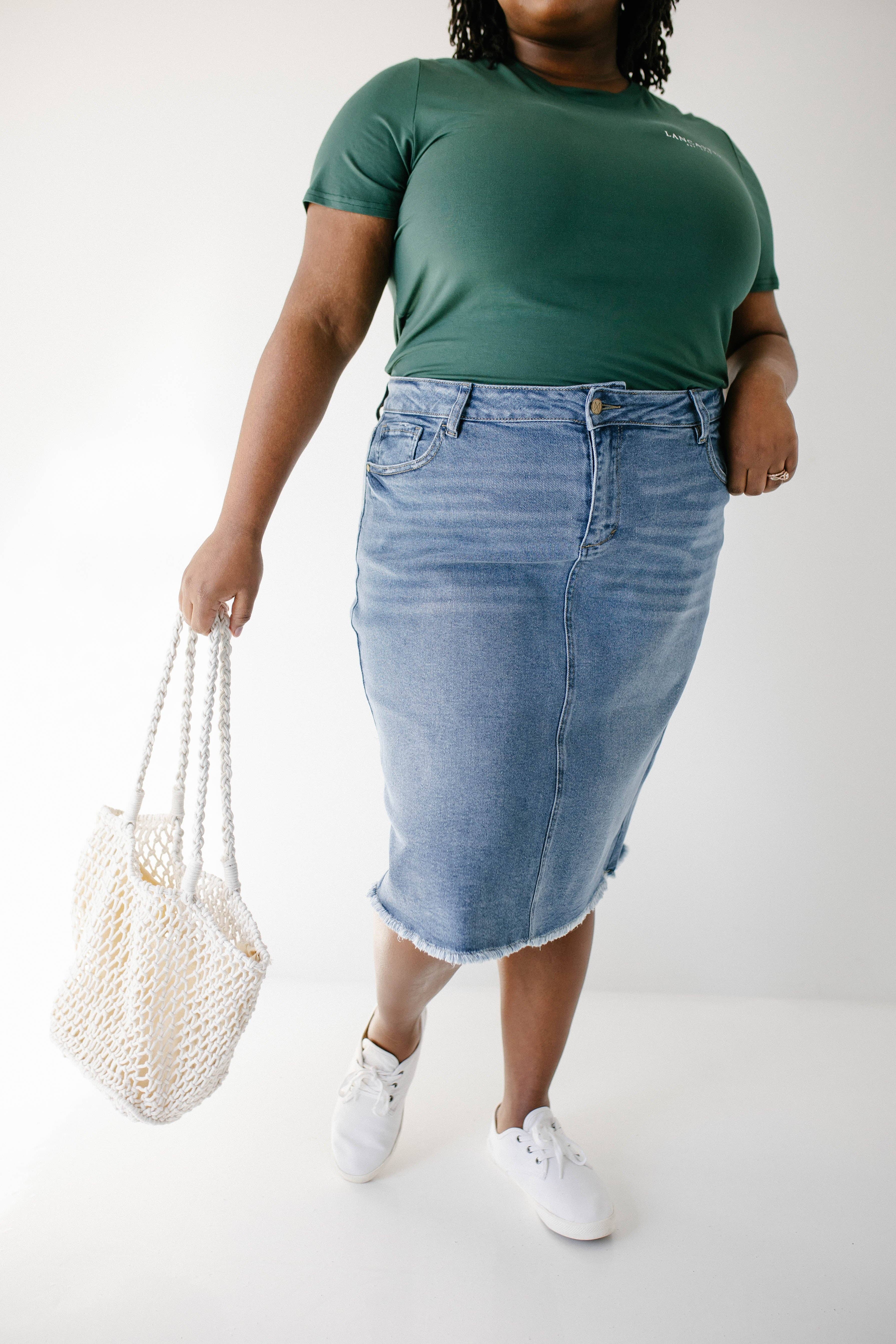 The Main Street Exchange - Wholesale Skirt - Women's - 'Nala' Distressed Denim Skirt14