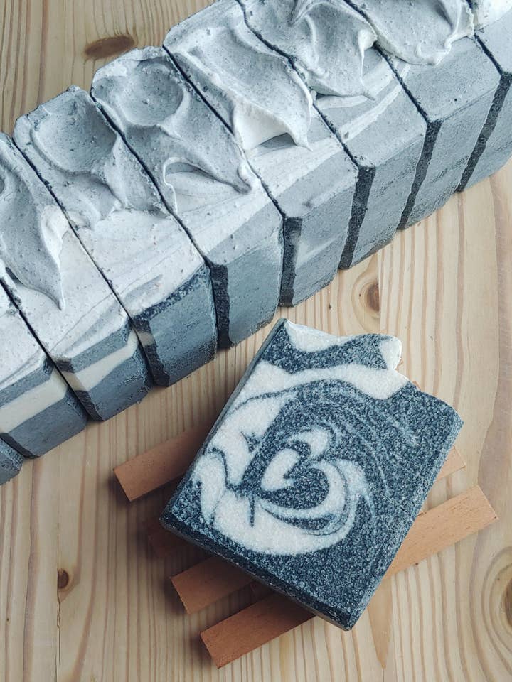 'Detox' Himalayan Salt Soap for wholesale by Rustic Glory Soap Company