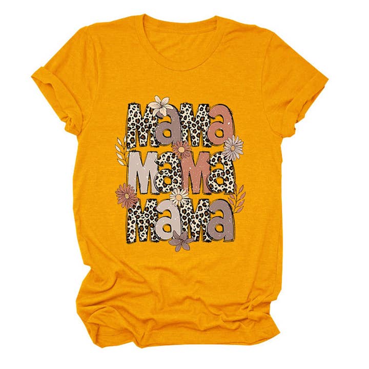 CHEMISIER À IMPRIMÉ LÉOPARD ET MARGUERITES POUR LA FÊTE DES MÈRES pour la vente par Lily Clothing