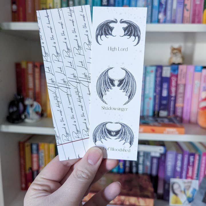 Bat Boys & Rhysand Bookmark for wholesale by The Book Nerd Fox