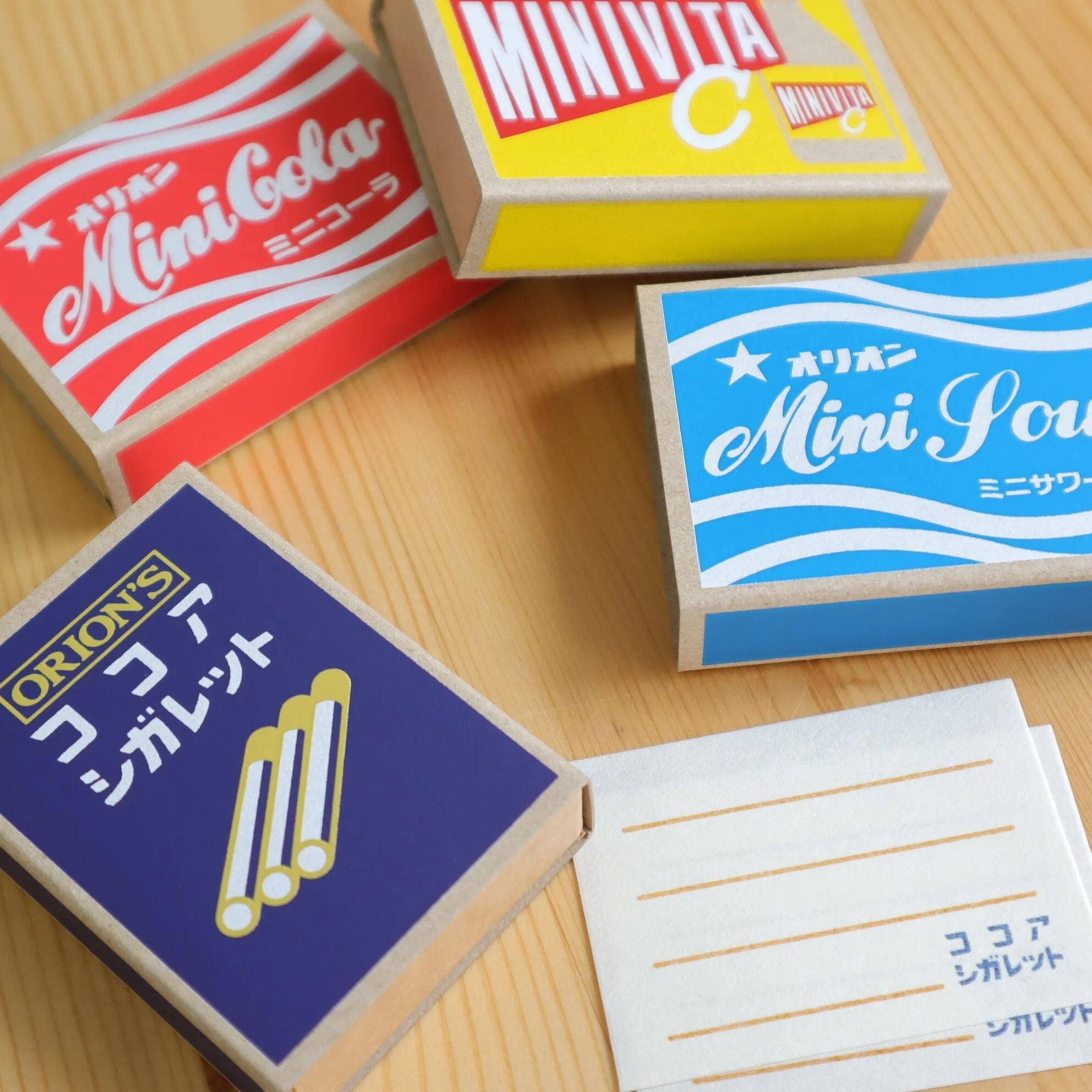 「FUNJI」In Japan - Wholesale Stationery/notecard set - Orion Series Matchbox Mini Japanese Letter Set3