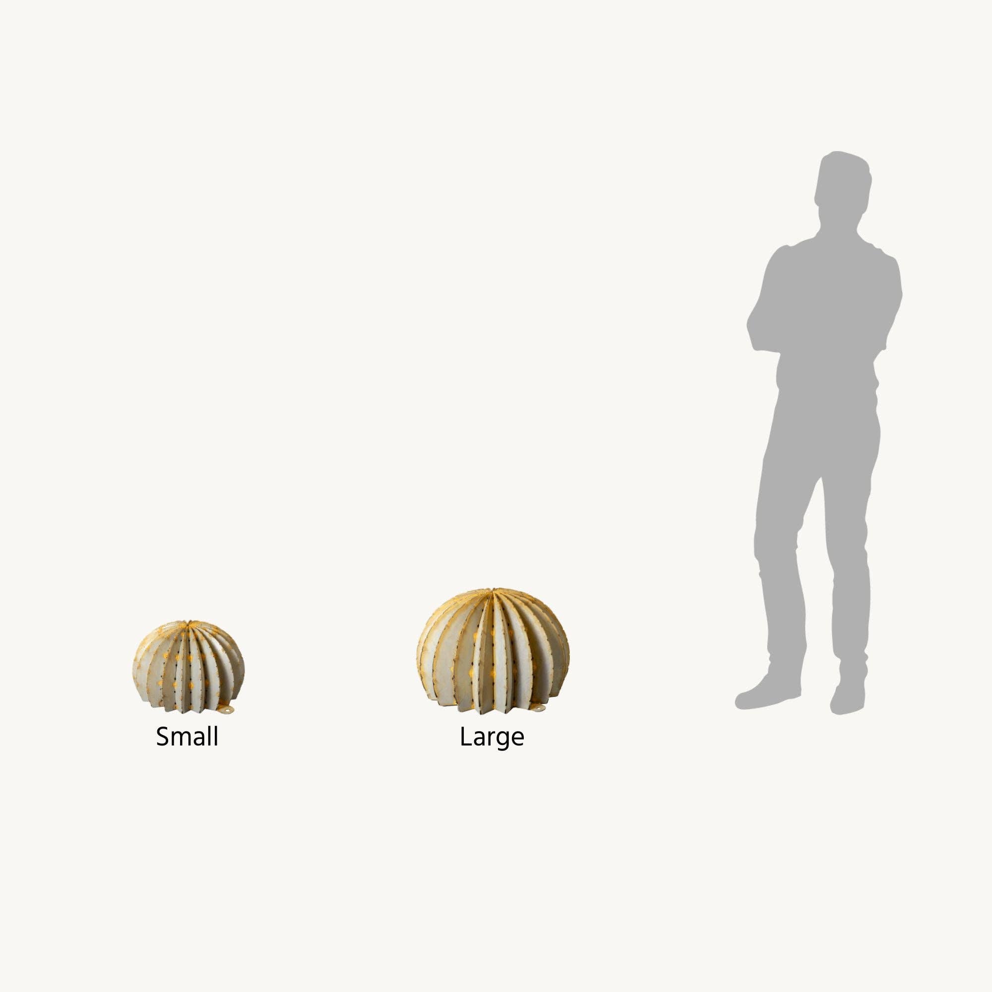 Desert Steel - Vente Plantes artificielles - Fût doré2