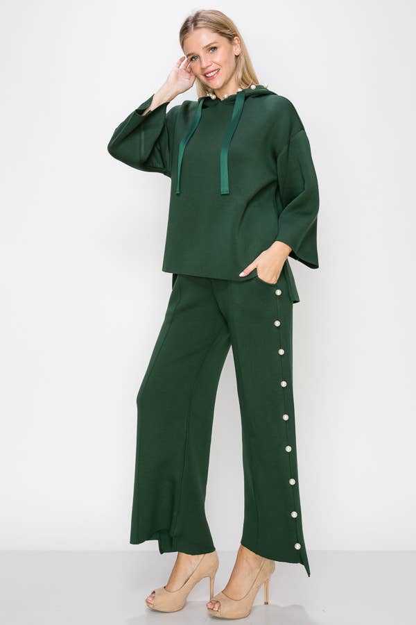 Joh Apparel – Großhandel Hose – Damen – Farrah French Scuba Pearl Lange Hose7