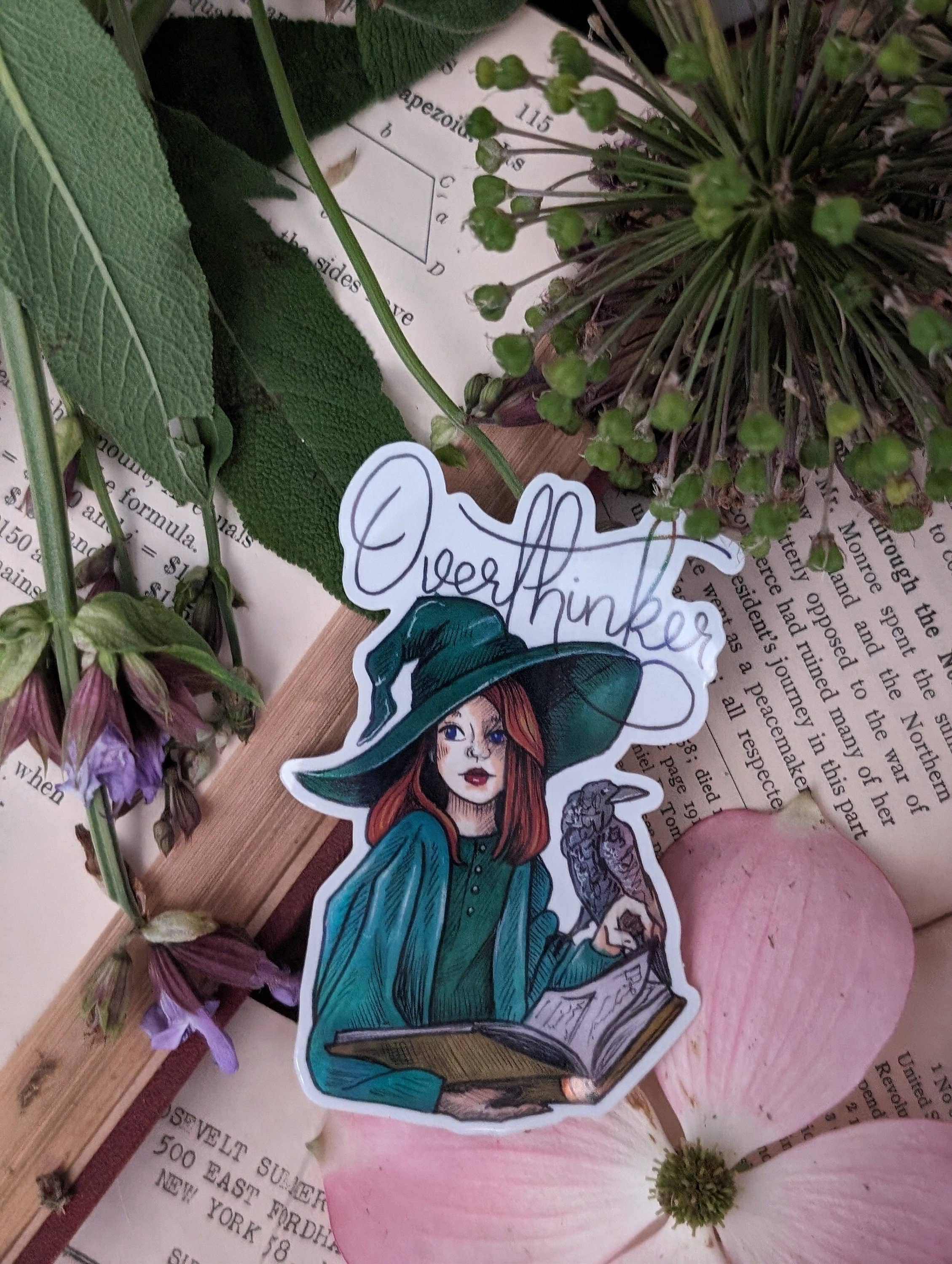 Ink & Wildflower - Wholesale Sticker - The Overthinker4