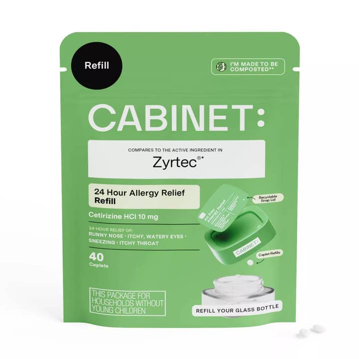 24 Hour Allergy Relief Compostable Refill Pouch - 40ct and other Purchase Wholesale allergy. Free Returns & Net 60 Terms on Faire trending on Faire.