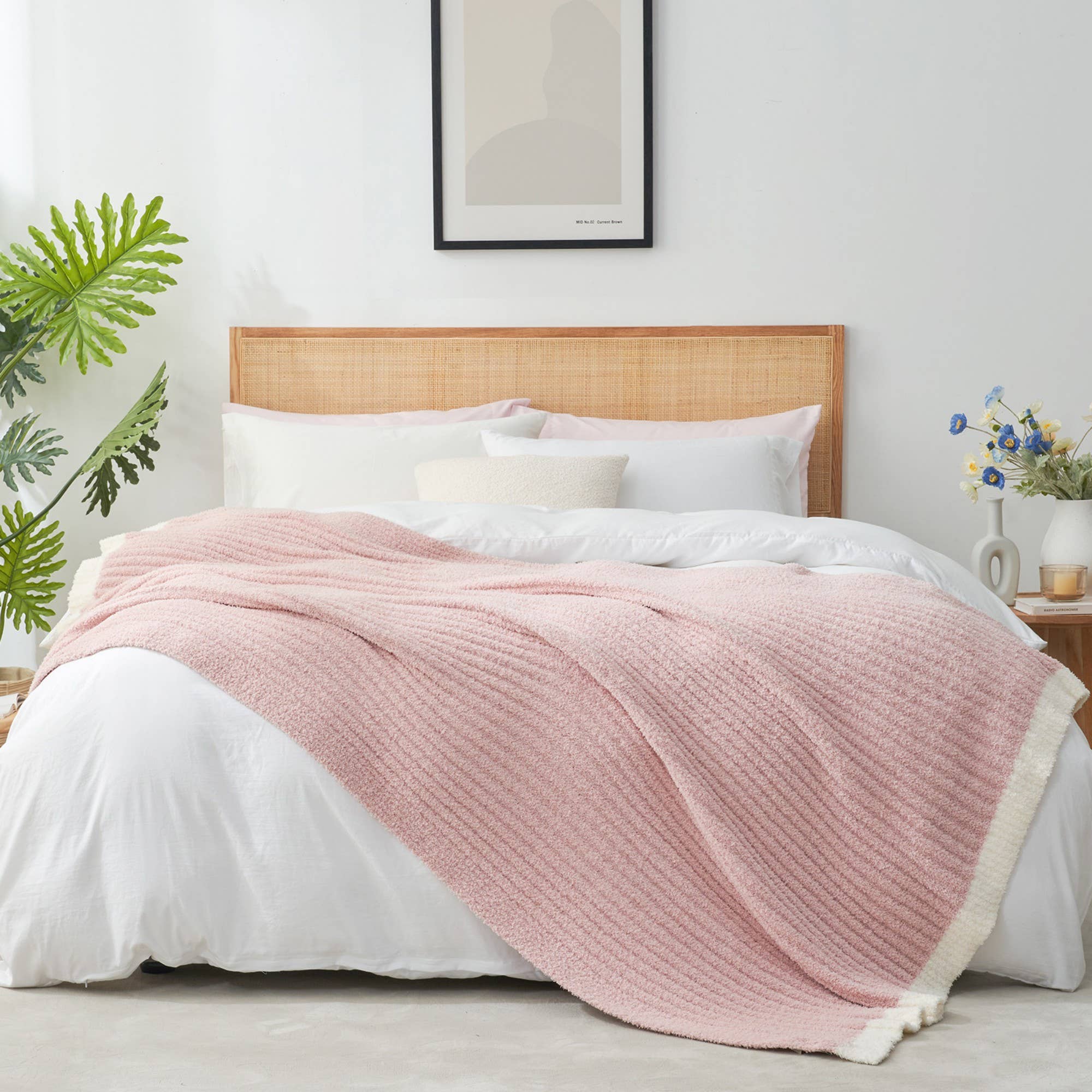 DreamValley - Wholesale Throw Blanket - SS Reversible Ribbed Knit Throw Blanket27